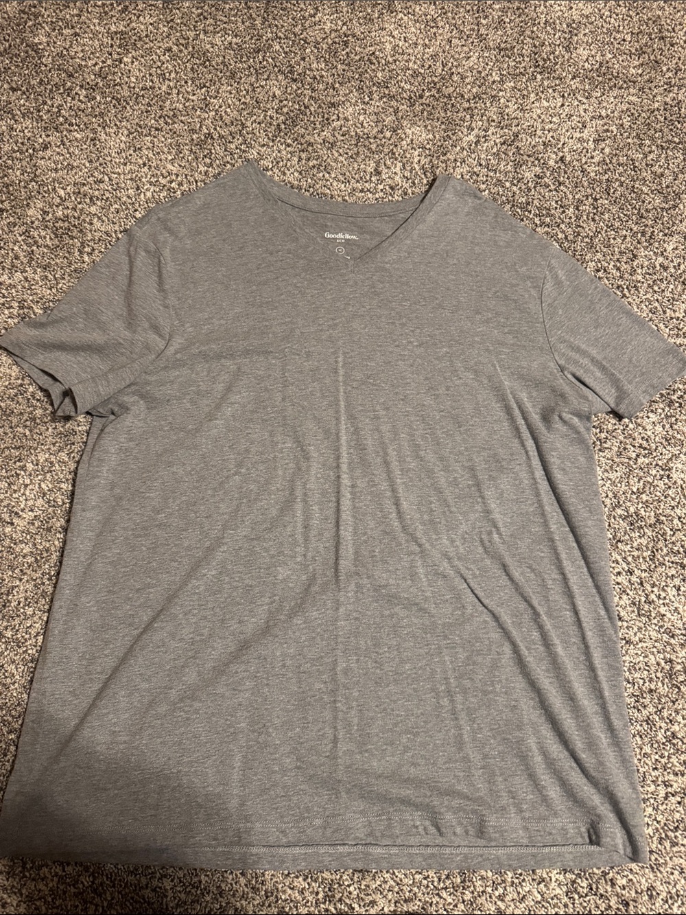 Goodfellow & Co Heather Gray V-Neck Short Sleeve Tee